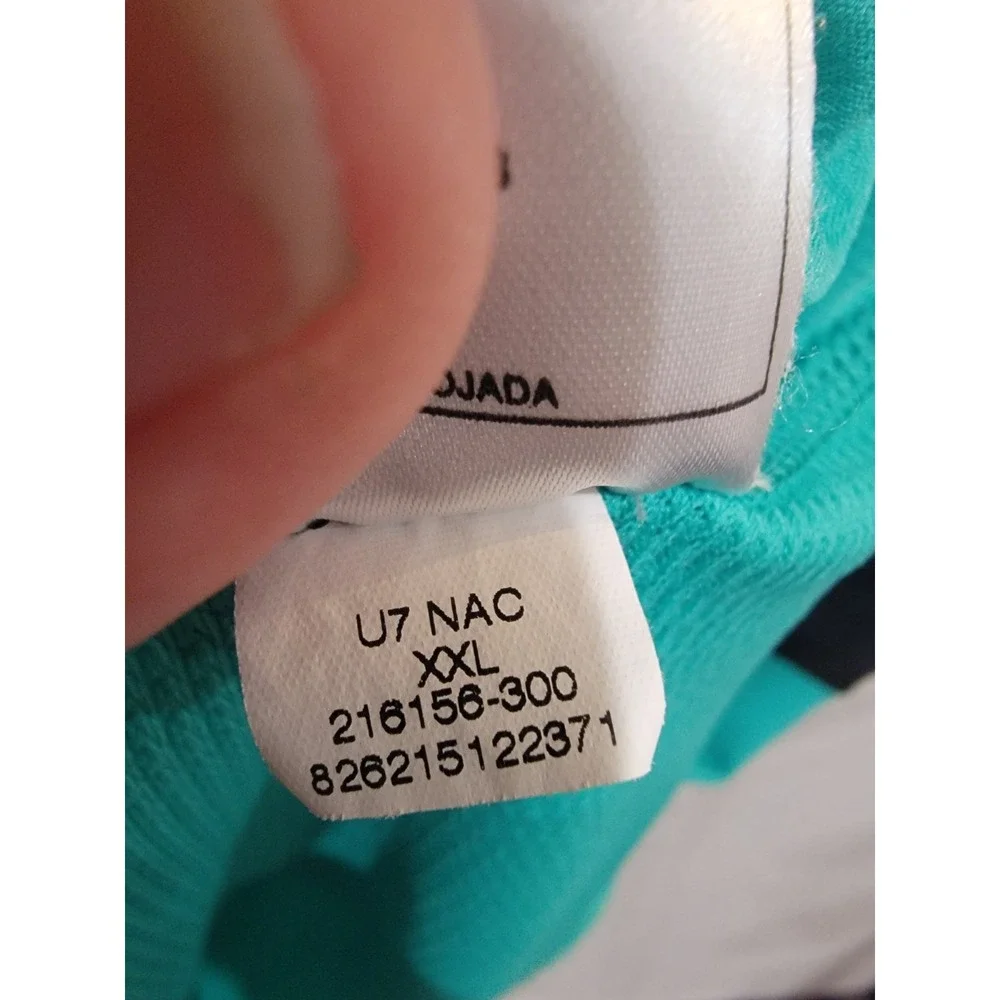 Nike Court Sphere React Tennis‎ Tank Top Mens XXL 216156-300 Vintage 2000s Teal